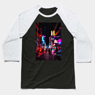 Vibrant Nights Baseball T-Shirt